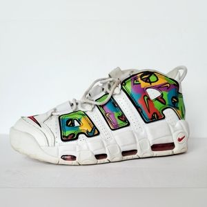 Mens NIKE Air More Uptempo peace sneakers
